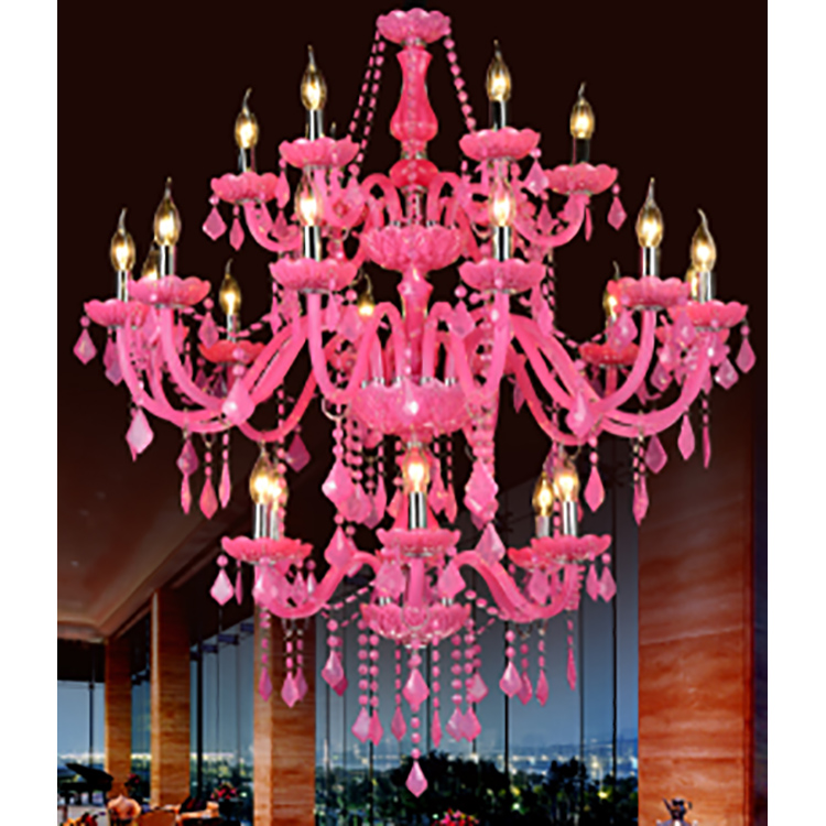 K9 Crystal Lamp Adjustable Candle Latest Design Indian Chandelier