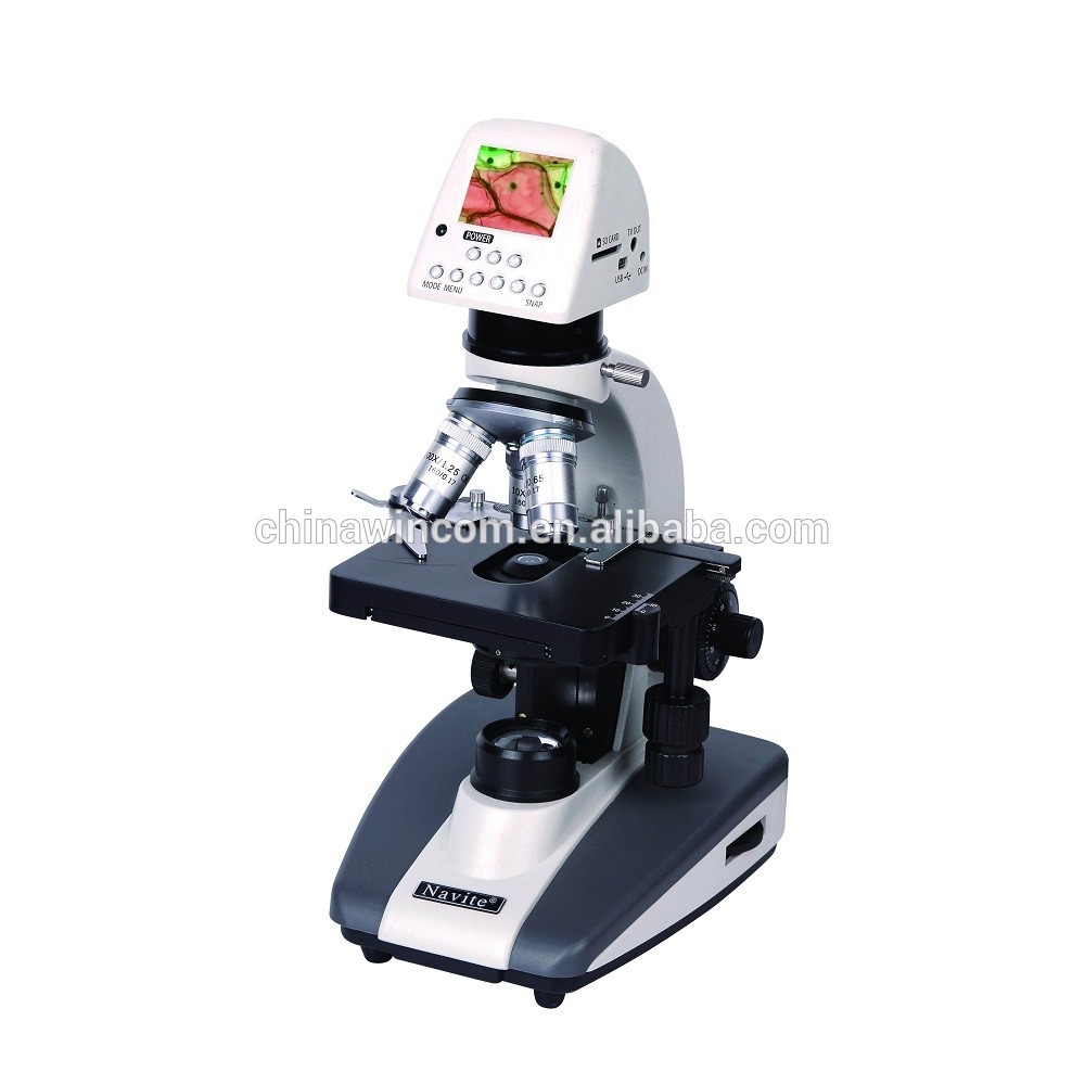 Factory price laboratory biological mini screen LCD digital microscope SHD-34