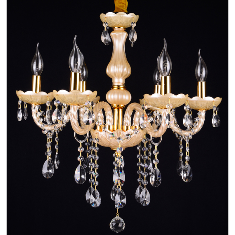 Wedding Occasion Rain Drop 6 Lights Fashionable Chandelier
