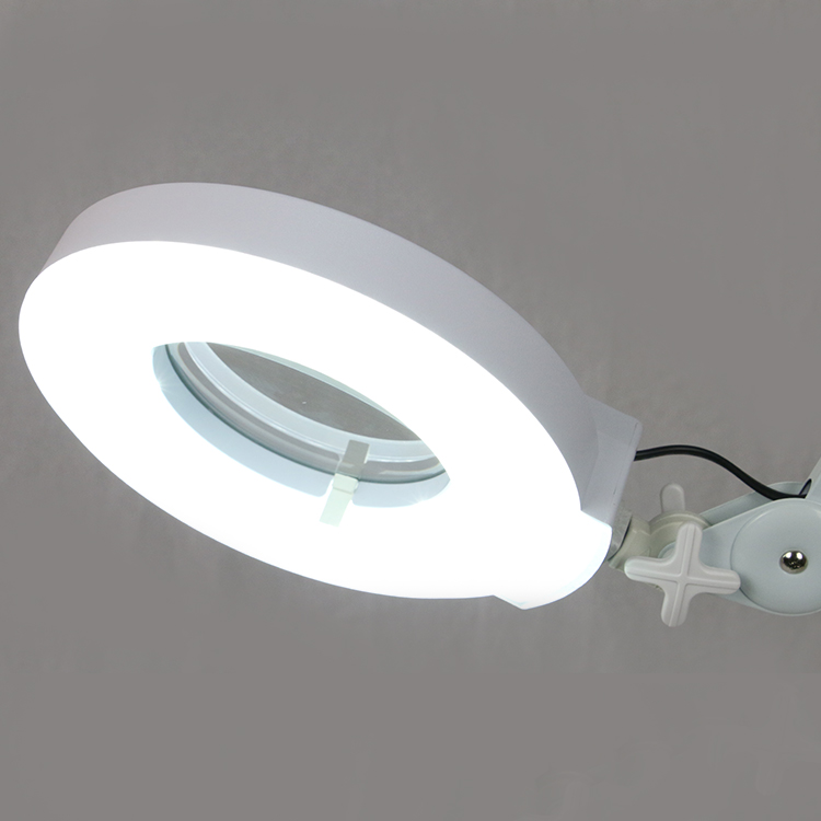 Esthetician spa magnifying lamp, beauty trolley with magnifying lamp