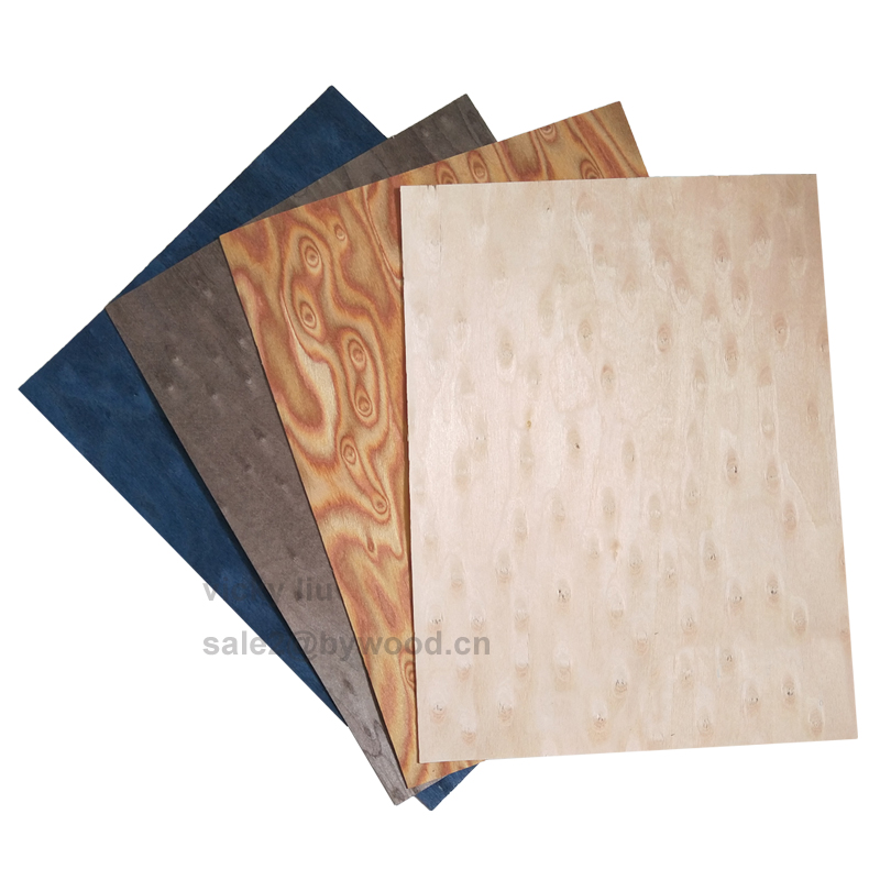 recon wood veneer furniture decorates the surface of the skin
