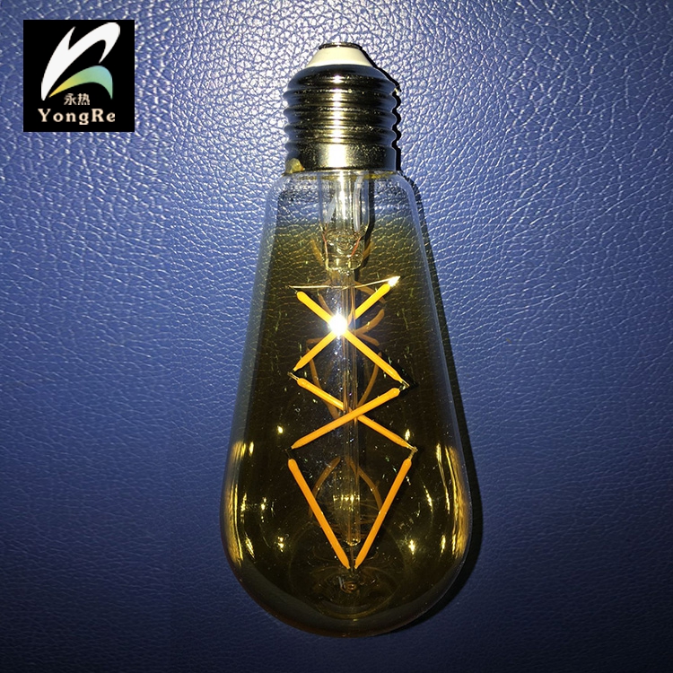 Wide Varieties Loft Vintage Edison ST64 G95 G80 Light Bulbs 110V 220V Filament Led Lamps for sale