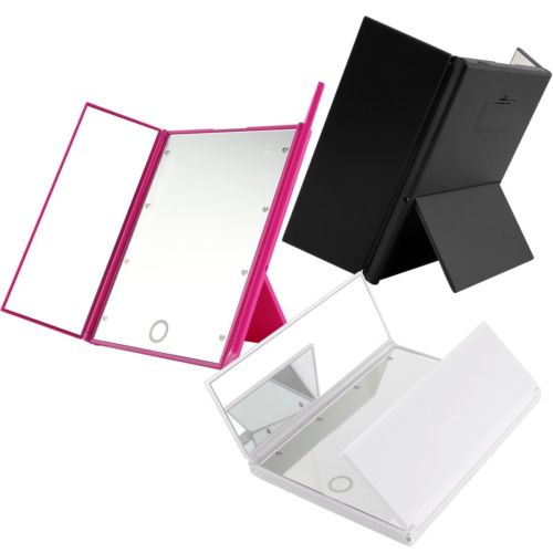 Daily fashion lady smart desk folded led lighting dressing mirror