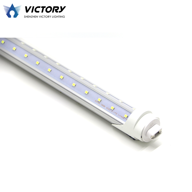 4ft 5ft 6ft 8ft T8 V Shape Led Cooler Tube Light High Brightness Fluorescent Replcaements Led Lights