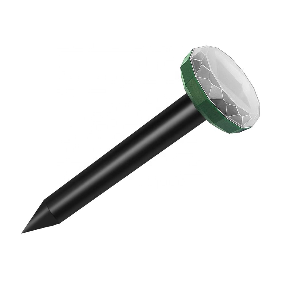 Outdoor Small Portable Solar Ultrasonic Mole Mice Mouse Rat Rodent Repeller