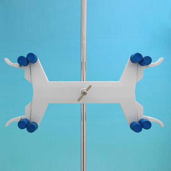 Laboratory Double Burette Clamp(Alloy) J02336 /Burette Holder/ Buret Clamp