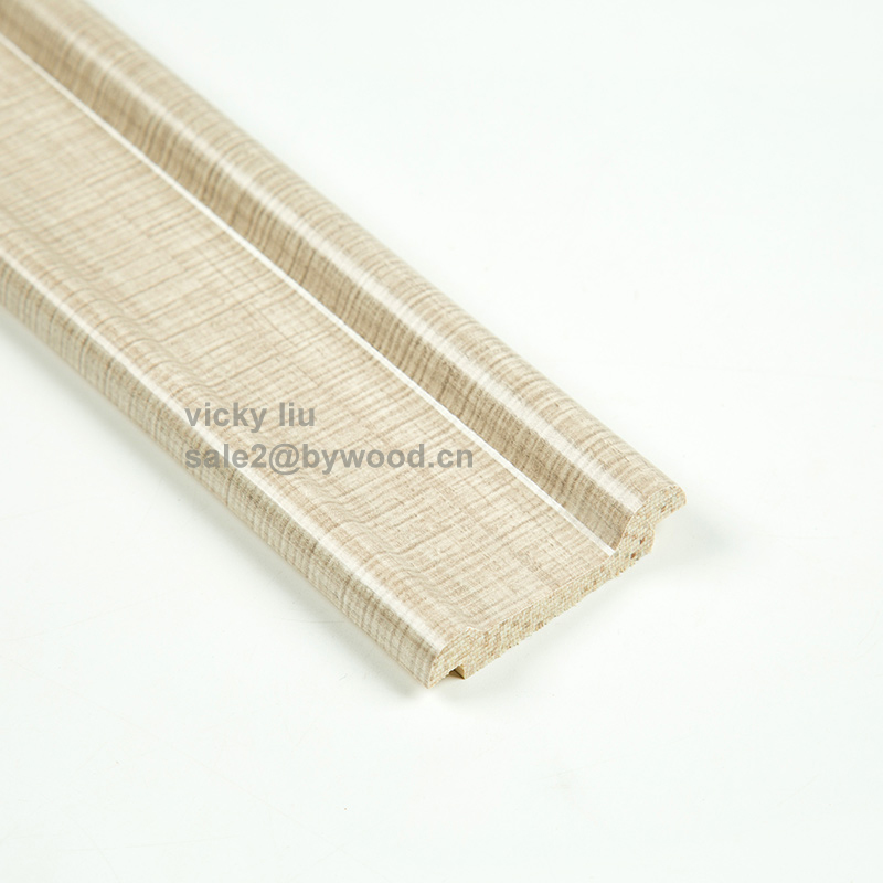 Furniture decoration cabinet melamine hot pressing membrane inlaid wood moulding