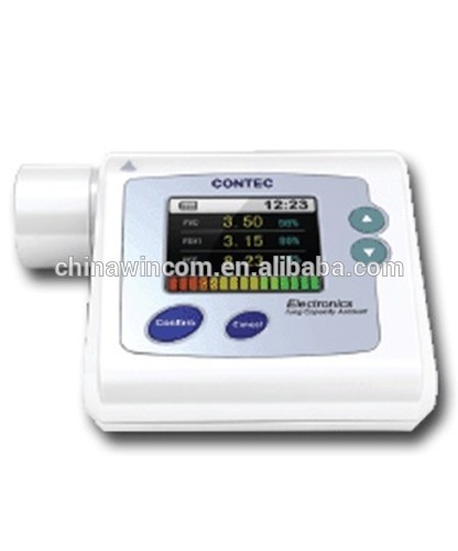 1.8 inch LCD size portable medical spirometer