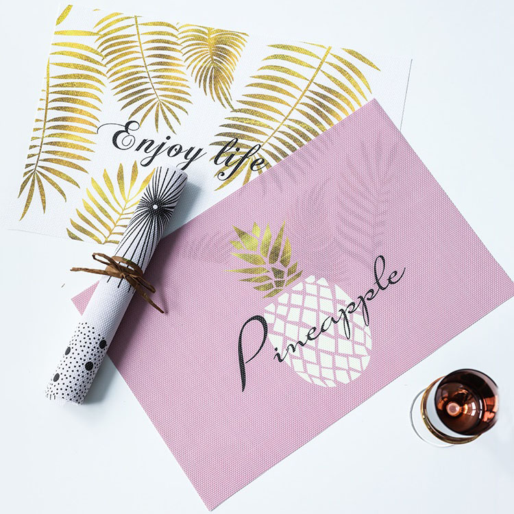 Tabletex new design dinner set anti slip mat printed kitchen mat Morden Decorative table mat wholesale placemat