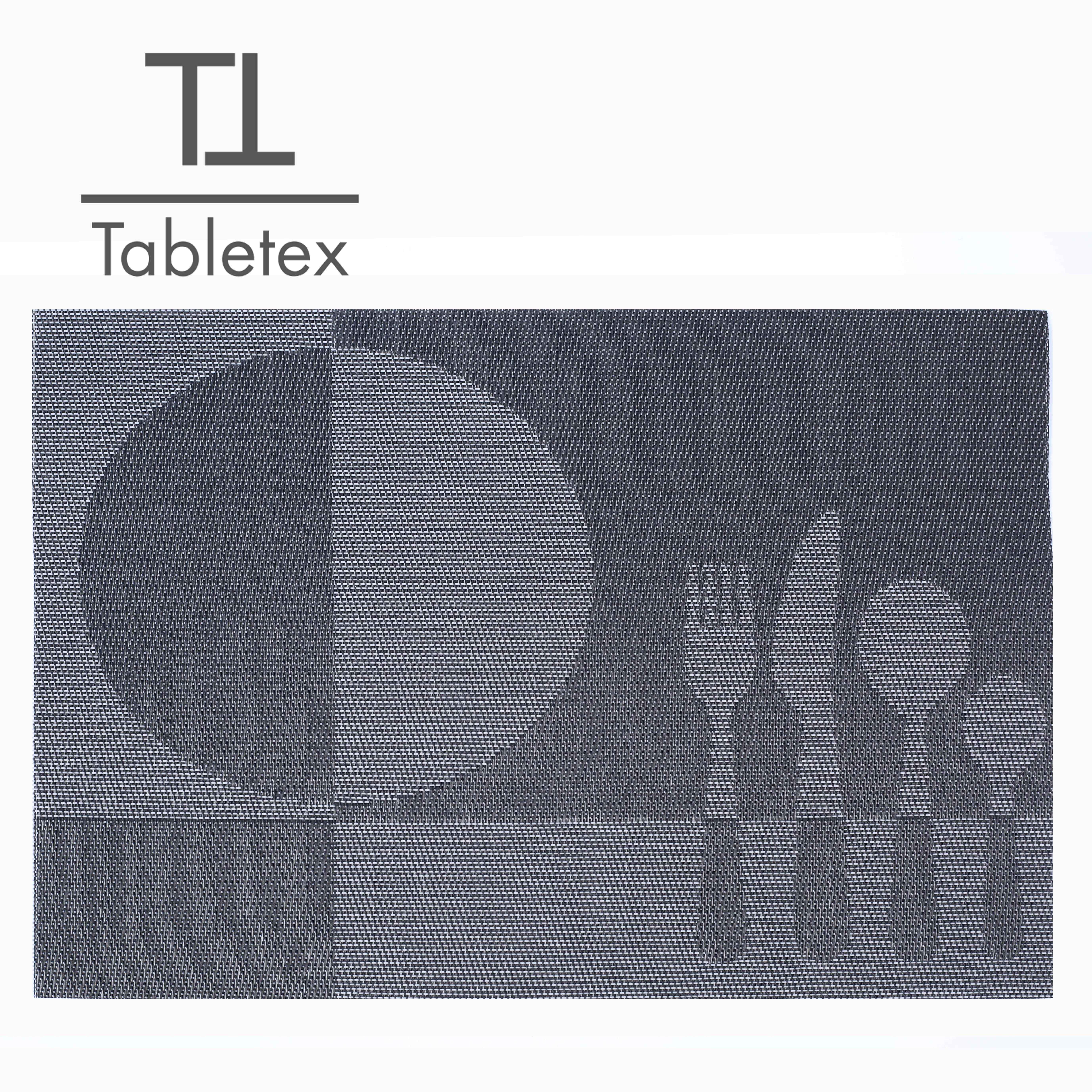 Tabletex new design dinner set plastic pvc woven placemat dinning placemat dinner mat