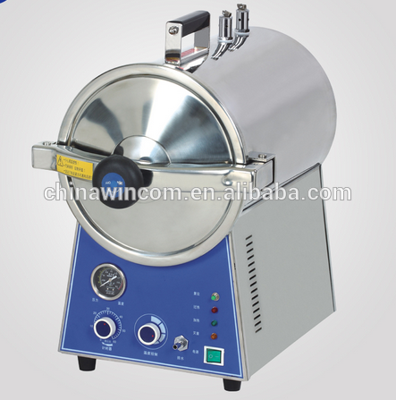 24L Portable Steam Autoclave Table Top Steam Sterilizer-(TM-T24J)