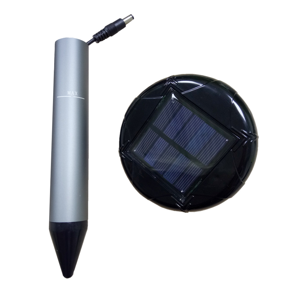 RC-522B Eco-friendly Solar Powered Sonic Vibration Animal Repeller for Mole Mouse Rodent