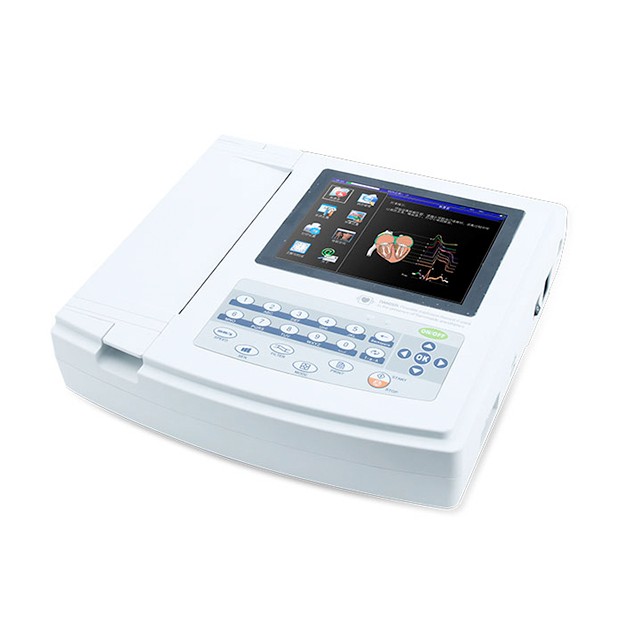 Medical Equipment Digital 12 Channel Electrocardiograph ECG Machine Price