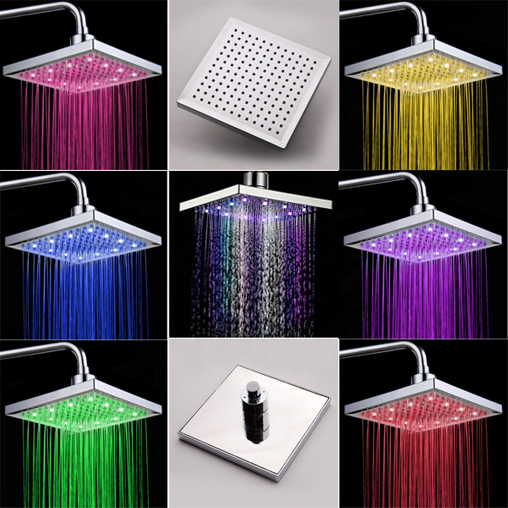 Hot Sale Bathroom Accessories LED Overhead Shower