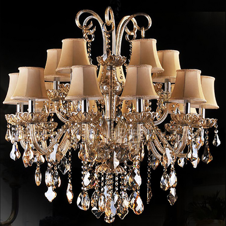 Globes Balls Tear Bronze Wedding Decoration Modern Glass Chandelier