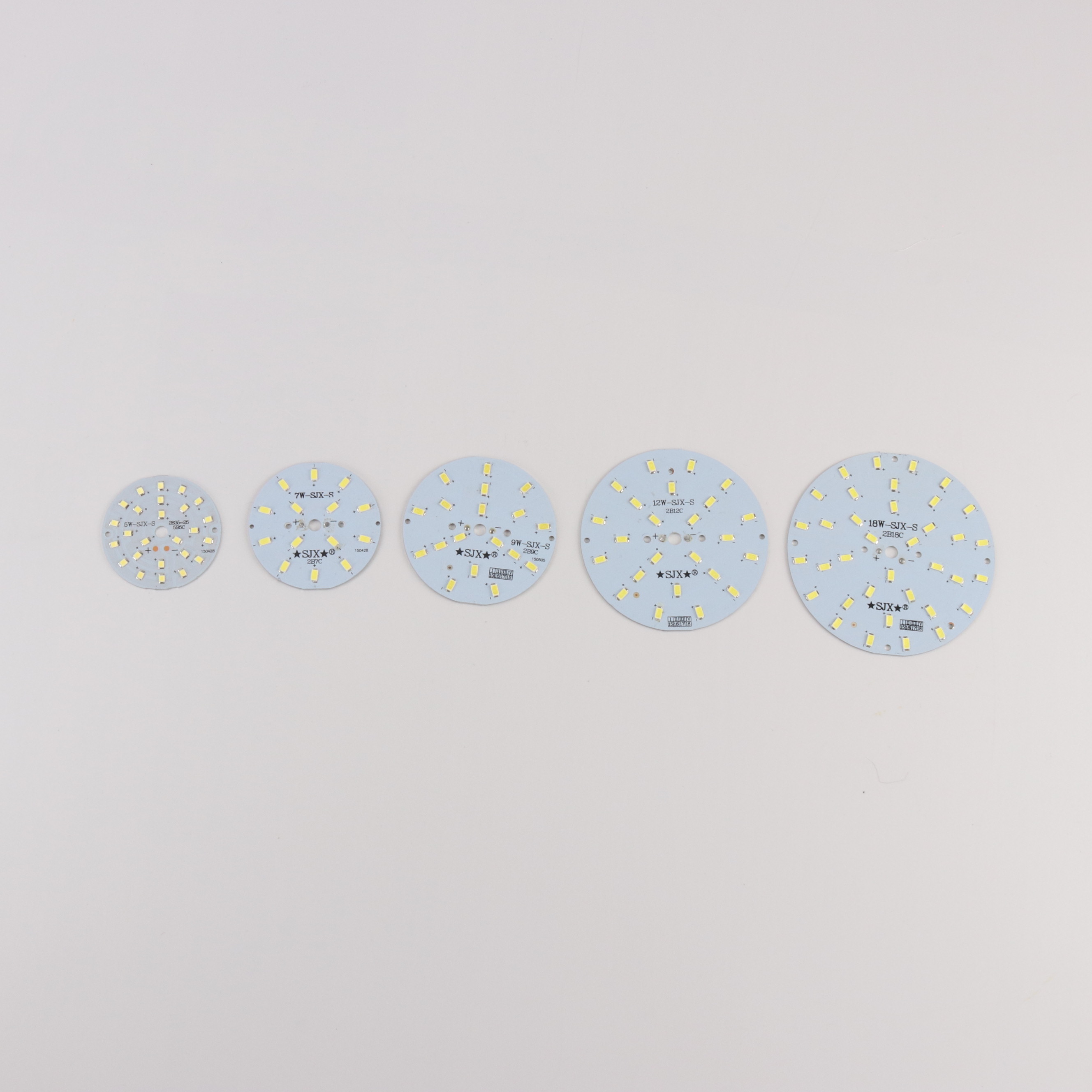 hot sell round SMD 5730 3w 5w 7w 9w 12w 18w LED PCB