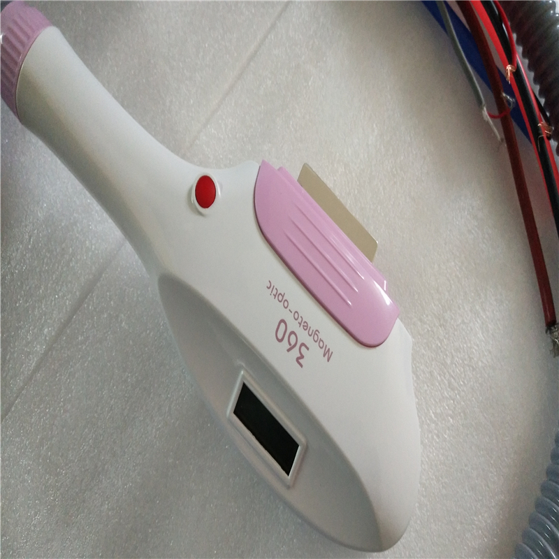 China 360 Magneto-optical OPT Hair RemovalHandleFor  Rejuvenate The Skin