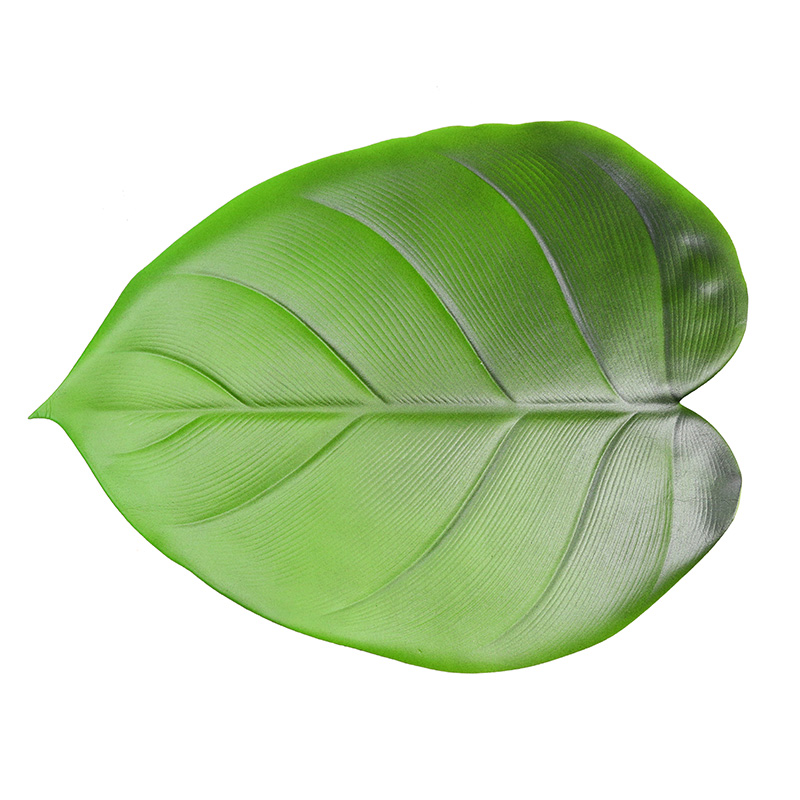 Tabletex 2020 New design Eco-Friendly summer hot sell eva leaf shaped coaster placemat