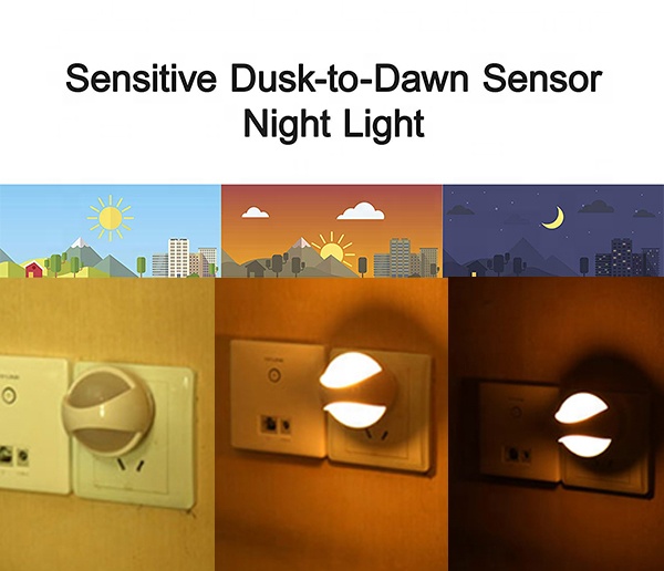 LED Sensor Night Light whth Mini EU / US Plug