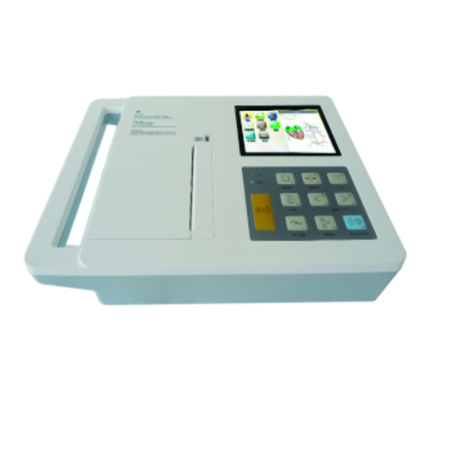 China Medical Electrocardiograph Device One Channel ECG Machine with 12 Lead ECG-KT100