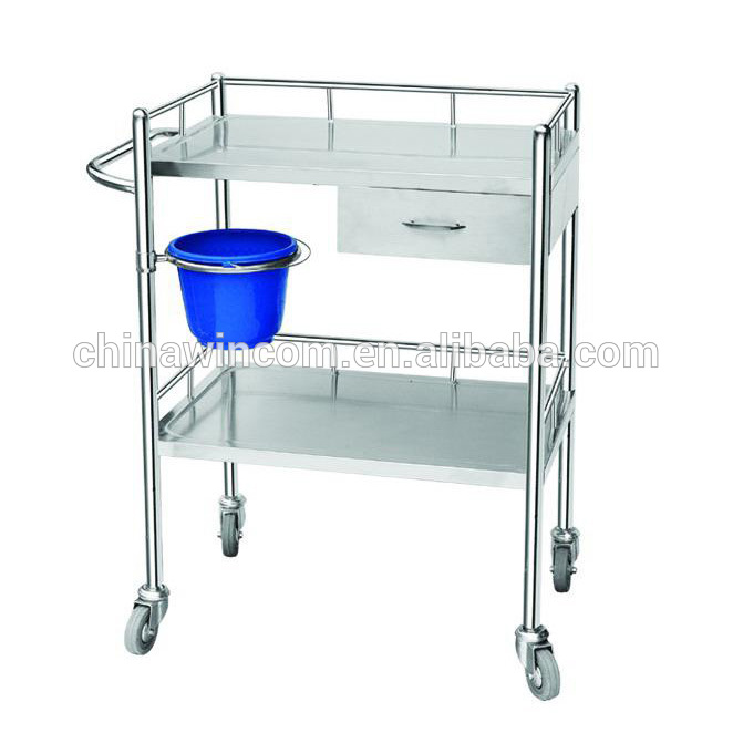 stainless steel dressing trolley,instrument delivery trolley