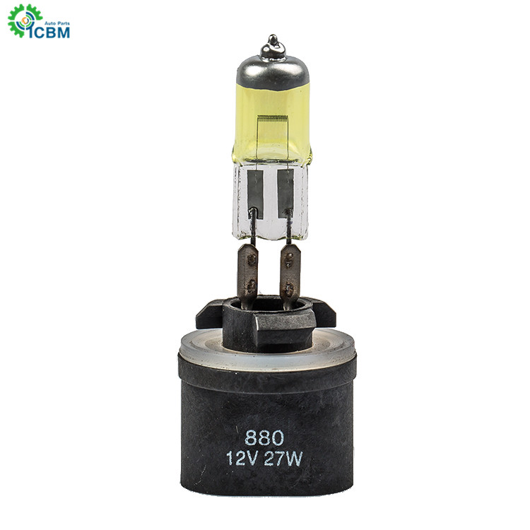 ICBM auto parts 880 12v 27w white auto halogen bulb 880 fog light