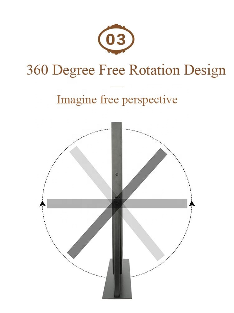 Super Quality Metal Led Makeup Vanity Mirror With Lights Dual Switch Yellow White Light to Switch