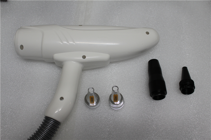 Customer's logo tatoo removal ND YAG laser handpiece