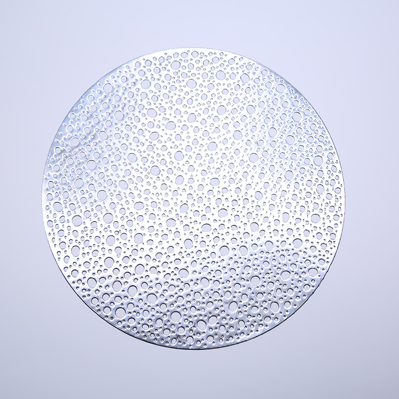 38CM Round PVC Placemat Kitchen Dining Table Mats Steak Pad Anti-scalding Insulation Pads INS Nordic Hotel Restaurant Home Decor