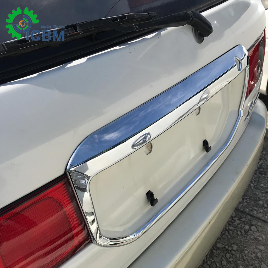 auto parts  chrome  surface treatment number plate cover for Ipsum parts 1996-1998