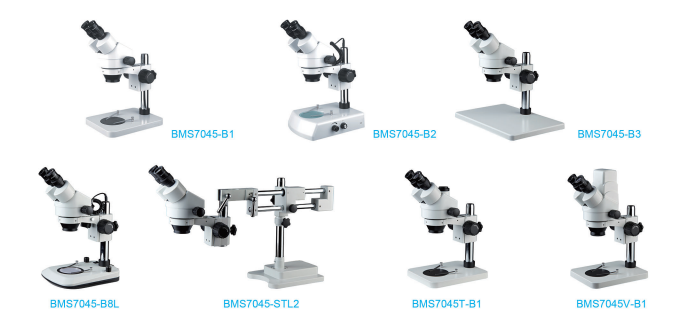 LCD screen Continuous Zooming Stereo Microscope/Boom Stand Stereo Microscope