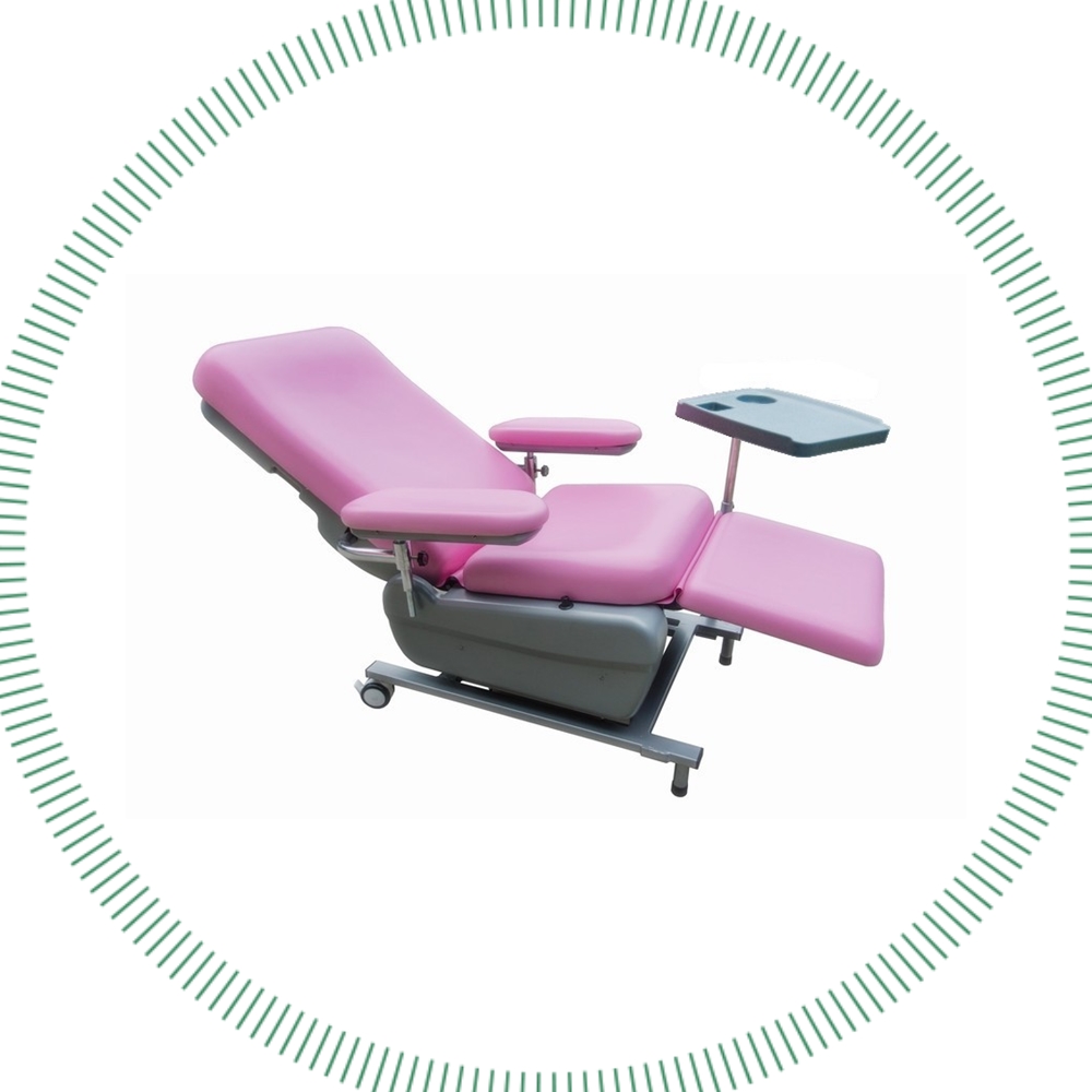 High-strength Fiber Material Electric Phlebotomy Chair Blood Collection