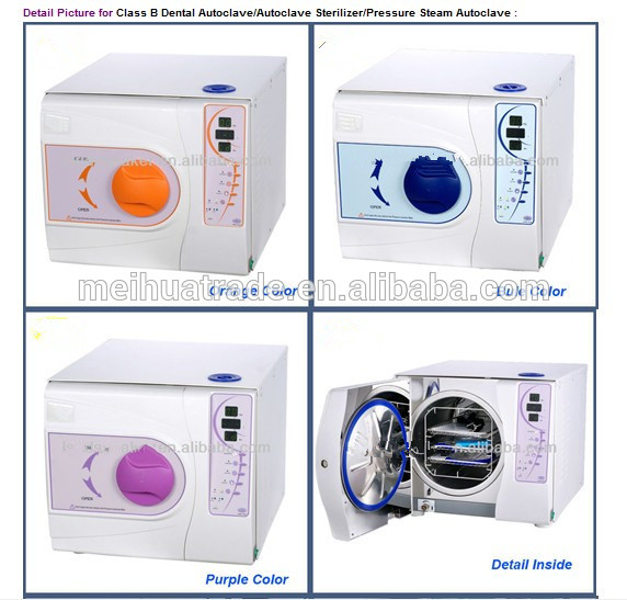 Dental Hot Sale Heating Dry Thermal Vacuum Table Top Autoclave Sterilizer BKM-24N with Factory Price