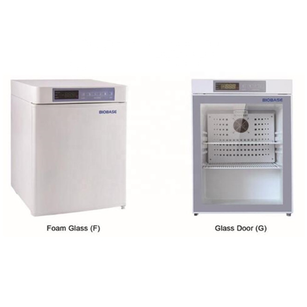 BIOBASE China Pharmacy Hospital Single Temperature Glass Door  Storage Refrigerator for drug