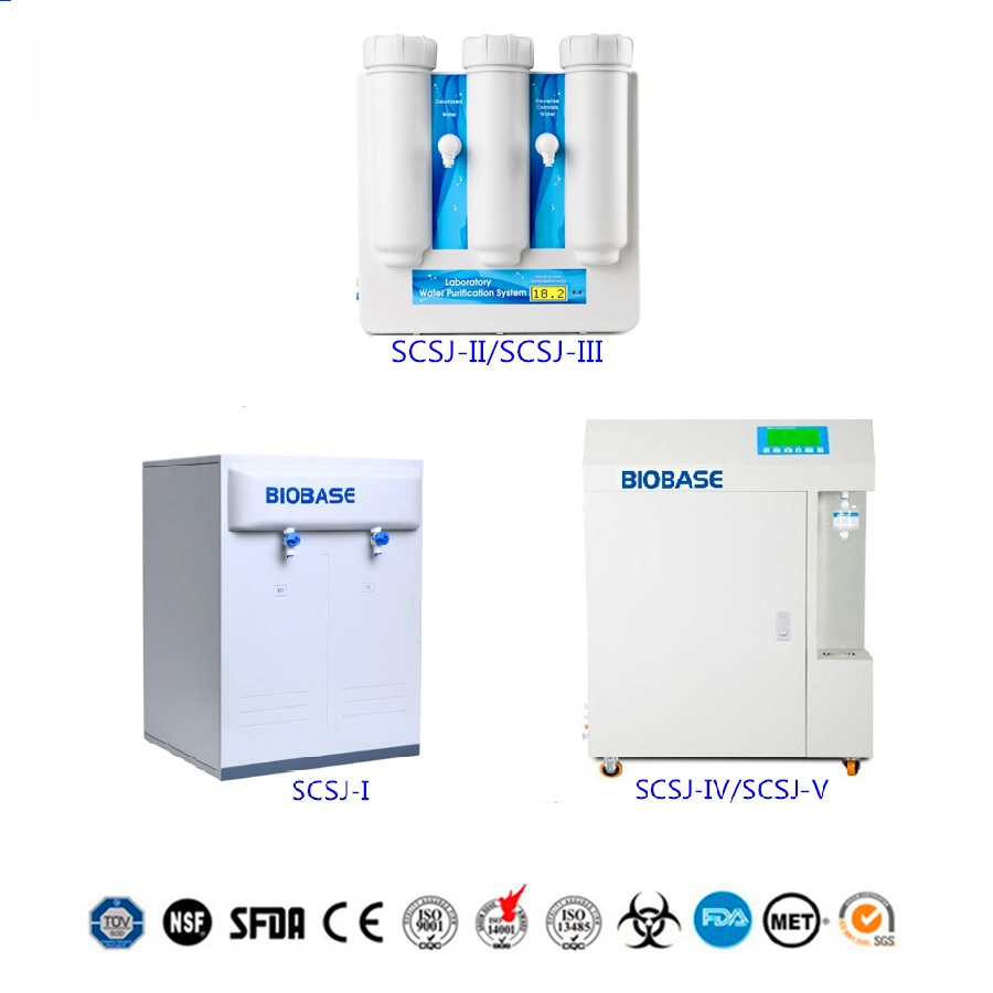 Laboratory water filter Large capacity 200L/H Automatic Ultra-pure Water Purifier with cheap price
