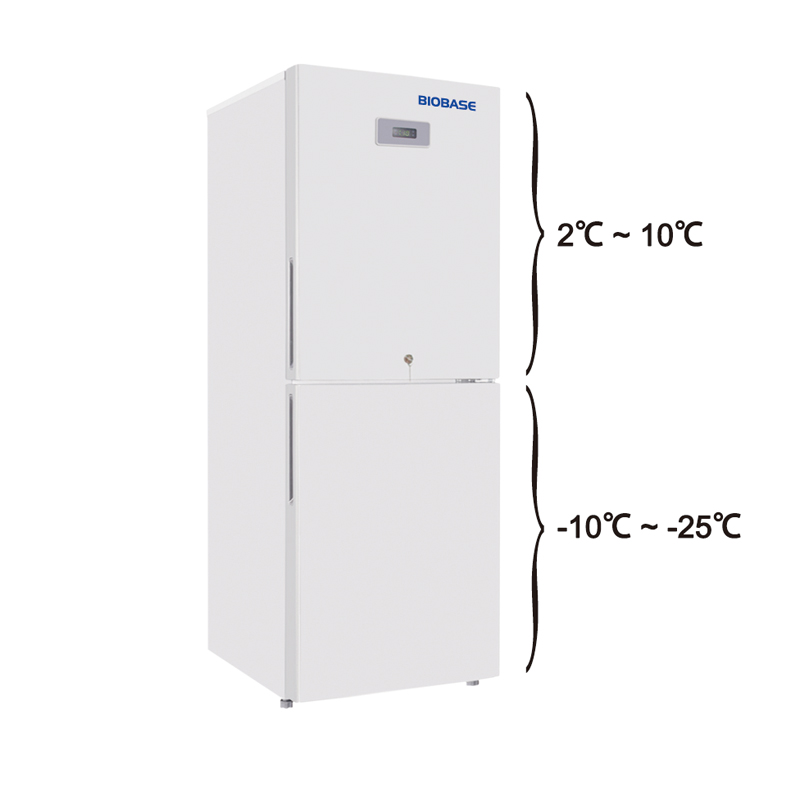 BIOBASE China 259L Freezer-Vertical Type-double doors Low Temperature Freezer cheap