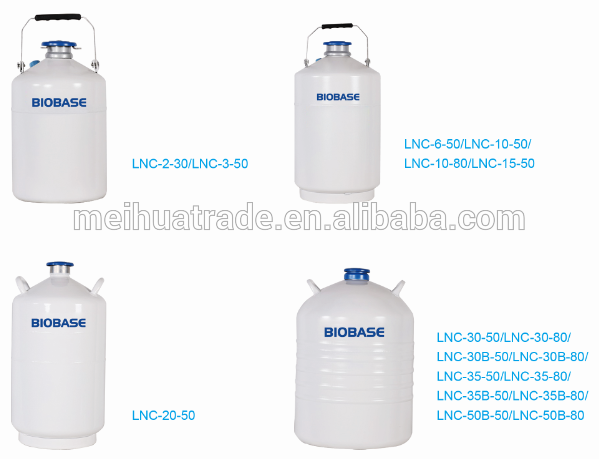 BIOBASE China factory price 50L liquid nitrogen container, liquid nitrogen tanker