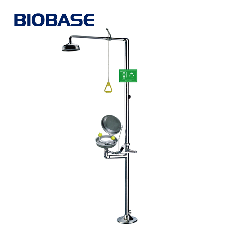 2016 BIOBASE Removable 7pa Single/Double Eye Washer For School / Hospital Laboratory