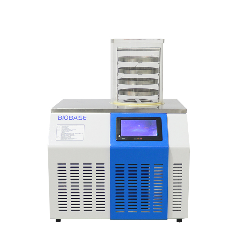 BIOBASE China Factory price freeze dryer with large LCD display panel/vaccum lyophilizer/vacuum freeze dryer machine