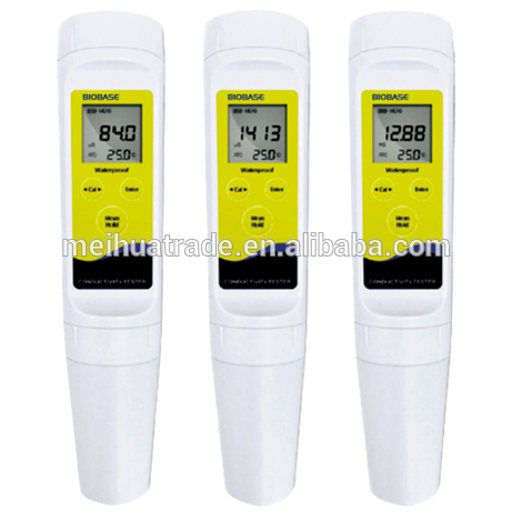 BIOBASE Factory Price Multi-Range Battery Pocket Conductivity TDS Salinity Tester Meter for Laboratory Use