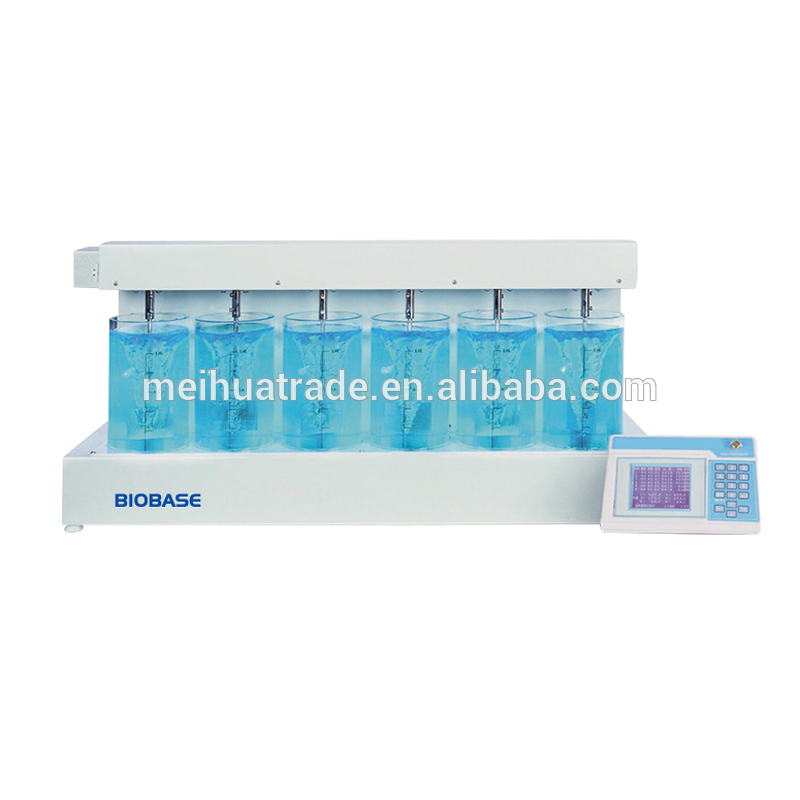 BIOBASE tester used to carry out the jar test during procedure of water treatment.