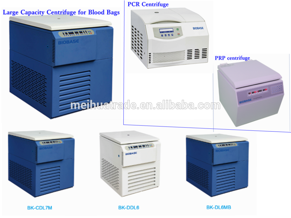 Laboratory Medical Pharmaceutical Large Capacity Centrifuge for Blood Bags with Digital Display
