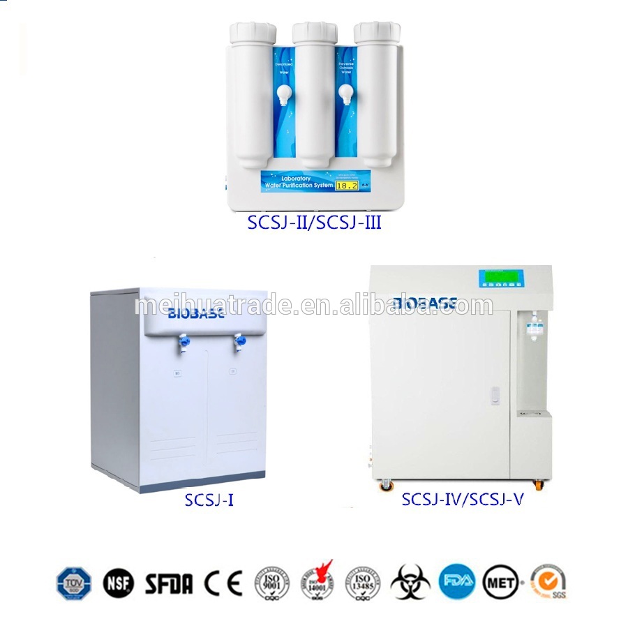 Laboratory Hospital Water Filter 10L/H RO/DI Water Purifier SCSJ-I with 6 Filters Cheap Price
