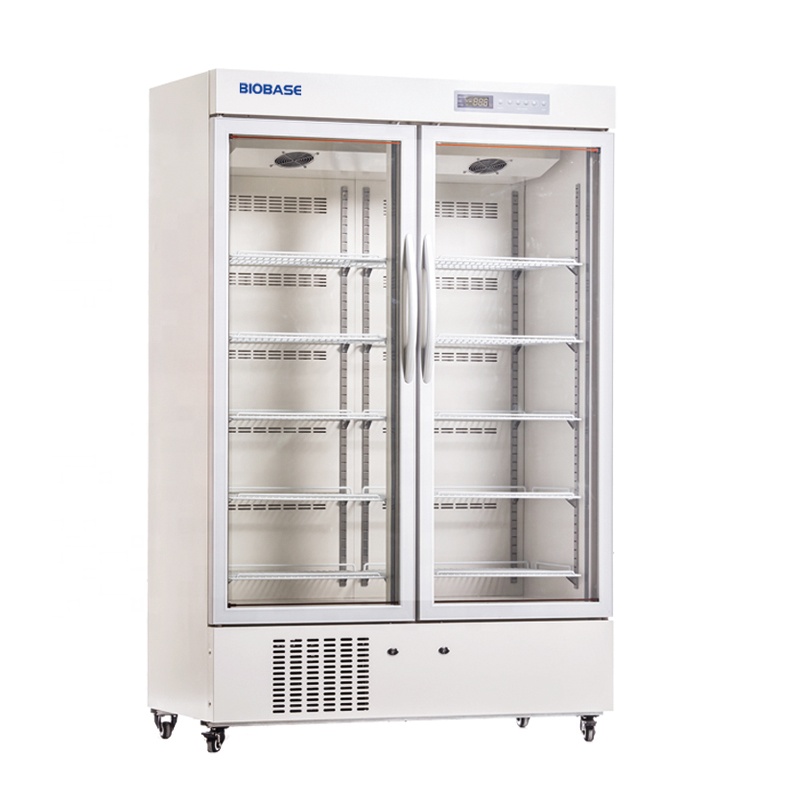 BIOBASE China 1000L laboratory  Refrigerator Pharmacy Refrigerator with double door