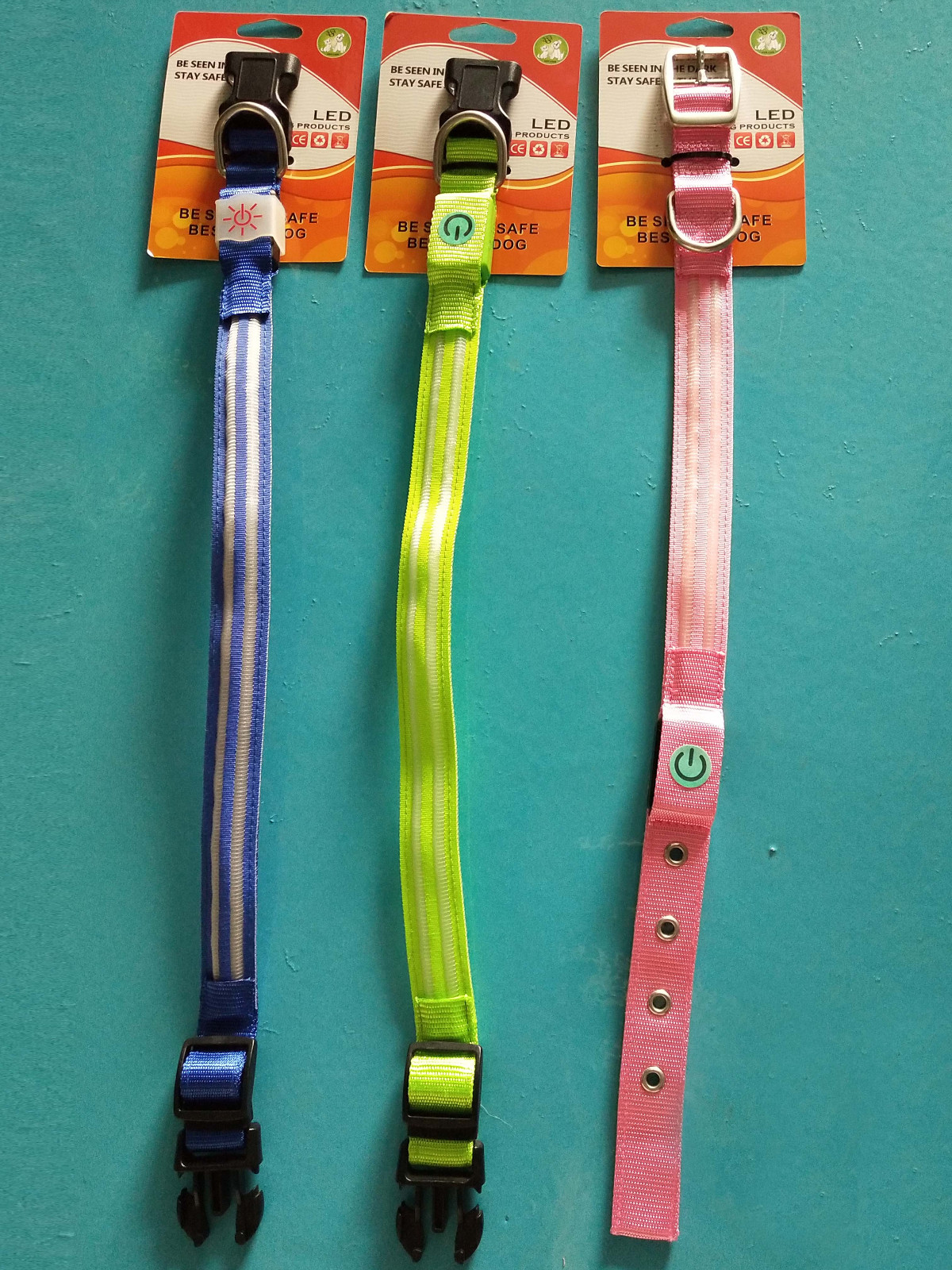 -Aidi-c17 Metal Buckles Usb Rechargeable Led Dog Collar-shenghong-8