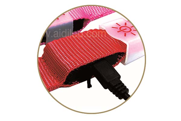 -Aidi-c17 Metal Buckles Usb Rechargeable Led Dog Collar-shenghong-5