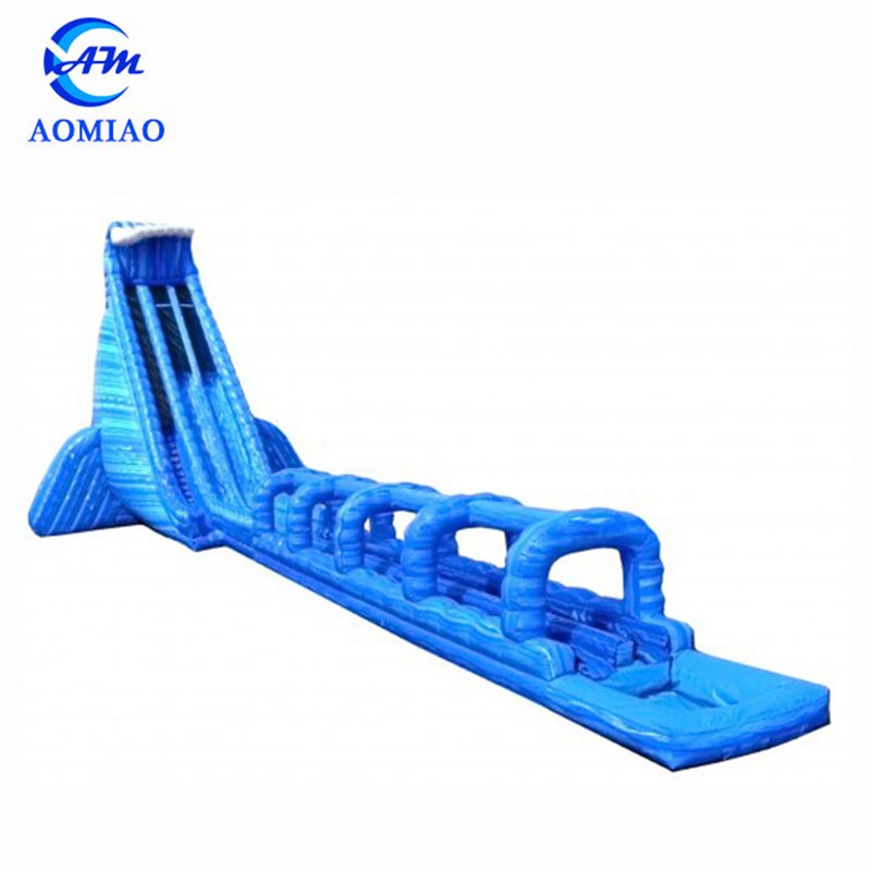 AOMIAO Outdoor Water Slides Blue Crush Run N Splash Combo SL1724 Inflatable Slide image73