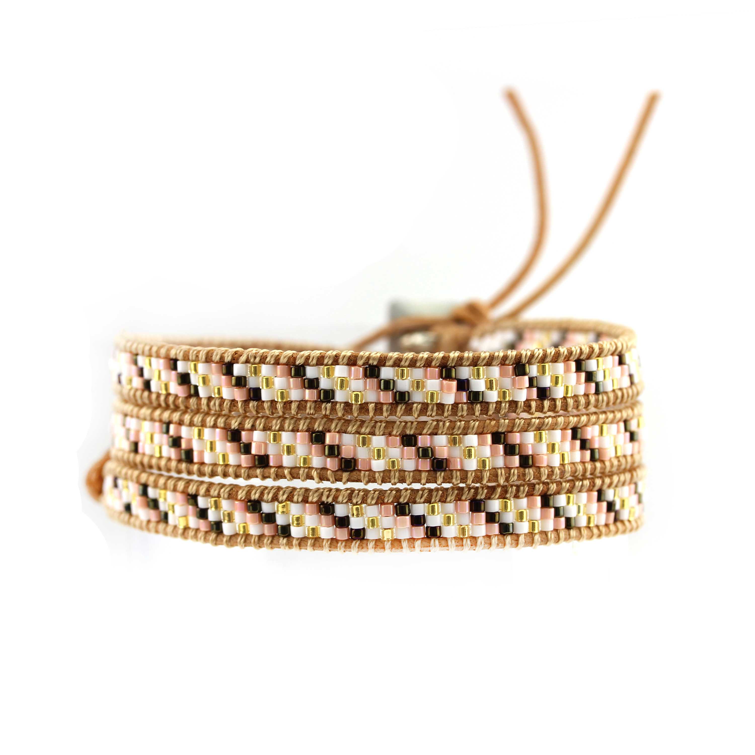 TTT Jewelry Japanese Miyuki Seed Beads Wrap Handcrafted Bracelet 3 Wraps image10