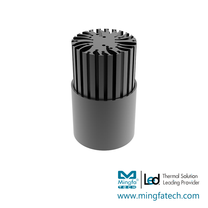 BuLED-30E/50E LED light accessory heat sink black anodized coolers