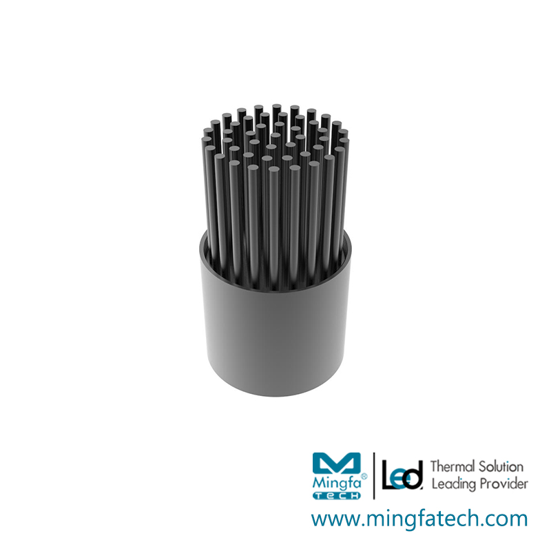 BuLED-30F/50F black anodized heatsink kit light fixture housing